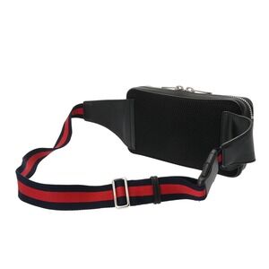 Gucci Supreme Canvas Gray Belt Black Body Bag GG
